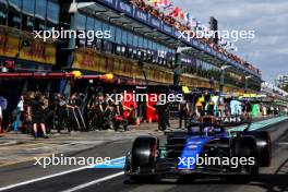 Alexander Albon (THA) Williams Racing FW46 leaves the pits. 23.03.2024. Formula 1 World Championship, Rd 3, Australian Grand Prix, Albert Park, Melbourne, Australia, Qualifying Day.