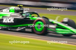 Zhou Guanyu (CHN) Sauber C44. 23.03.2024. Formula 1 World Championship, Rd 3, Australian Grand Prix, Albert Park, Melbourne, Australia, Qualifying Day.