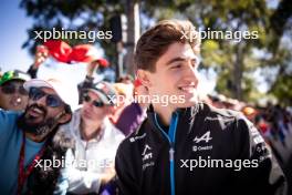 Jack Doohan (AUS) Alpine F1 Team Reserve Driver with fans. 21.03.2024. Formula 1 World Championship, Rd 3, Australian Grand Prix, Albert Park, Melbourne, Australia, Preparation Day.