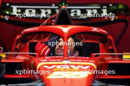 Carlos Sainz Jr (ESP) Ferrari SF-24. 21.03.2024. Formula 1 World Championship, Rd 3, Australian Grand Prix, Albert Park, Melbourne, Australia, Preparation Day.