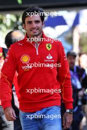 Carlos Sainz Jr (ESP) Ferrari. 21.03.2024. Formula 1 World Championship, Rd 3, Australian Grand Prix, Albert Park, Melbourne, Australia, Preparation Day.