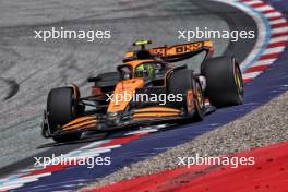 Lando Norris (GBR) McLaren MCL38. 28.06.2024. Formula 1 World Championship, Rd 11, Austrian Grand Prix, Spielberg, Austria, Sprint Qualifying Day.