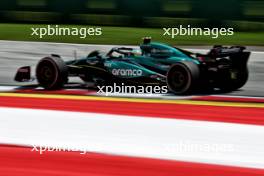 Fernando Alonso (ESP) Aston Martin F1 Team AMR24. 28.06.2024. Formula 1 World Championship, Rd 11, Austrian Grand Prix, Spielberg, Austria, Sprint Qualifying Day.