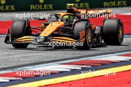 Lando Norris (GBR) McLaren MCL38. 28.06.2024. Formula 1 World Championship, Rd 11, Austrian Grand Prix, Spielberg, Austria, Sprint Qualifying Day.