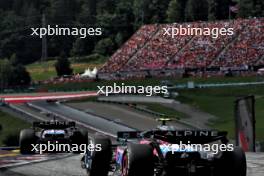 Esteban Ocon (FRA) Alpine F1 Team A524 and Pierre Gasly (FRA) Alpine F1 Team A524. 30.06.2024. Formula 1 World Championship, Rd 11, Austrian Grand Prix, Spielberg, Austria, Race Day.