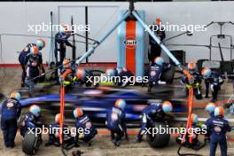 Logan Sargeant (USA) Williams Racing FW46 makes a pit stop. 30.06.2024. Formula 1 World Championship, Rd 11, Austrian Grand Prix, Spielberg, Austria, Race Day.