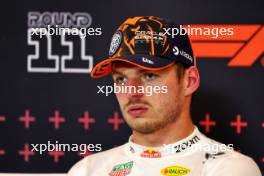 Max Verstappen (NLD) Red Bull Racing in the post Sprint FIA Press Conference. 29.06.2024. Formula 1 World Championship, Rd 11, Austrian Grand Prix, Spielberg, Austria, Sprint and Qualifying Day.