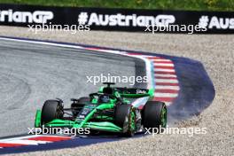 Valtteri Bottas (FIN) Sauber C44. 29.06.2024. Formula 1 World Championship, Rd 11, Austrian Grand Prix, Spielberg, Austria, Sprint and Qualifying Day.