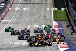 Max Verstappen (NLD) Red Bull Racing RB20 leads at the start of Sprint. 29.06.2024. Formula 1 World Championship, Rd 11, Austrian Grand Prix, Spielberg, Austria, Sprint and Qualifying Day.