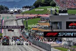 The grid before the start of Sprint. 29.06.2024. Formula 1 World Championship, Rd 11, Austrian Grand Prix, Spielberg, Austria, Sprint and Qualifying Day.