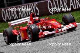 Gerhard Berger (AUT) in the Ferrari F2002. 30.06.2024. Formula 1 World Championship, Rd 11, Austrian Grand Prix, Spielberg, Austria, Race Day.