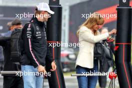 (L to R): Mick Schumacher (GER) Mercedes AMG F1 Reserve Driver with his mother Corinna Schumacher (GER). 27.06.2024. Formula 1 World Championship, Rd 11, Austrian Grand Prix, Spielberg, Austria, Preparation Day.