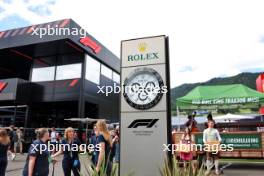 Paddock atmosphere - Rolex clock. 27.06.2024. Formula 1 World Championship, Rd 11, Austrian Grand Prix, Spielberg, Austria, Preparation Day.