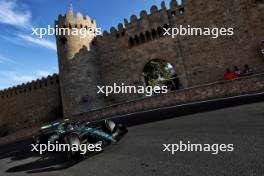 Fernando Alonso (ESP) Aston Martin F1 Team AMR24. 13.09.2024. Formula 1 World Championship, Rd 17, Azerbaijan Grand Prix, Baku Street Circuit, Azerbaijan, Practice Day.