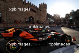 Lando Norris (GBR) McLaren MCL38. 13.09.2024. Formula 1 World Championship, Rd 17, Azerbaijan Grand Prix, Baku Street Circuit, Azerbaijan, Practice Day.