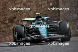 Fernando Alonso (ESP) Aston Martin F1 Team AMR24. 13.09.2024. Formula 1 World Championship, Rd 17, Azerbaijan Grand Prix, Baku Street Circuit, Azerbaijan, Practice Day.