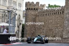 Fernando Alonso (ESP) Aston Martin F1 Team AMR24. 13.09.2024. Formula 1 World Championship, Rd 17, Azerbaijan Grand Prix, Baku Street Circuit, Azerbaijan, Practice Day.