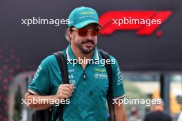 Fernando Alonso (ESP) Aston Martin F1 Team. 13.09.2024. Formula 1 World Championship, Rd 17, Azerbaijan Grand Prix, Baku Street Circuit, Azerbaijan, Practice Day.