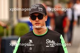 Zhou Guanyu (CHN) Sauber. 13.09.2024. Formula 1 World Championship, Rd 17, Azerbaijan Grand Prix, Baku Street Circuit, Azerbaijan, Practice Day.