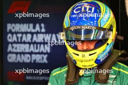 Fernando Alonso (ESP) Aston Martin F1 Team. 13.09.2024. Formula 1 World Championship, Rd 17, Azerbaijan Grand Prix, Baku Street Circuit, Azerbaijan, Practice Day.