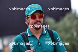 Fernando Alonso (ESP) Aston Martin F1 Team. 13.09.2024. Formula 1 World Championship, Rd 17, Azerbaijan Grand Prix, Baku Street Circuit, Azerbaijan, Practice Day.