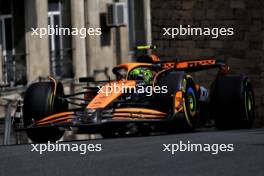 Lando Norris (GBR) McLaren MCL38. 13.09.2024. Formula 1 World Championship, Rd 17, Azerbaijan Grand Prix, Baku Street Circuit, Azerbaijan, Practice Day.