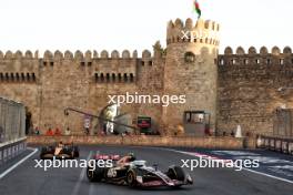 Nico Hulkenberg (GER) Haas VF-24. 13.09.2024. Formula 1 World Championship, Rd 17, Azerbaijan Grand Prix, Baku Street Circuit, Azerbaijan, Practice Day.