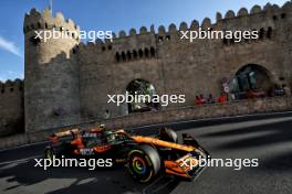 Lando Norris (GBR) McLaren MCL38. 13.09.2024. Formula 1 World Championship, Rd 17, Azerbaijan Grand Prix, Baku Street Circuit, Azerbaijan, Practice Day.