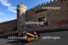 Lando Norris (GBR) McLaren MCL38. 13.09.2024. Formula 1 World Championship, Rd 17, Azerbaijan Grand Prix, Baku Street Circuit, Azerbaijan, Practice Day.