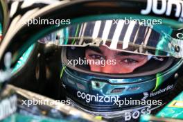 Lance Stroll (CDN) Aston Martin F1 Team AMR24. 13.09.2024. Formula 1 World Championship, Rd 17, Azerbaijan Grand Prix, Baku Street Circuit, Azerbaijan, Practice Day.