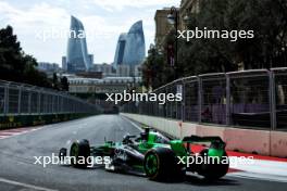 Zhou Guanyu (CHN) Sauber C44. 13.09.2024. Formula 1 World Championship, Rd 17, Azerbaijan Grand Prix, Baku Street Circuit, Azerbaijan, Practice Day.