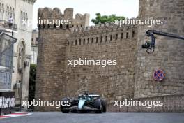 Lance Stroll (CDN) Aston Martin F1 Team AMR24. 13.09.2024. Formula 1 World Championship, Rd 17, Azerbaijan Grand Prix, Baku Street Circuit, Azerbaijan, Practice Day.