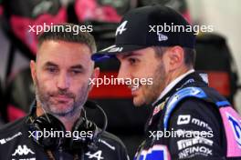 (L to R): Julian Rouse (GBR) Alpine F1 Team Sporting Director with Esteban Ocon (FRA) Alpine F1 Team. 13.09.2024. Formula 1 World Championship, Rd 17, Azerbaijan Grand Prix, Baku Street Circuit, Azerbaijan, Practice Day.