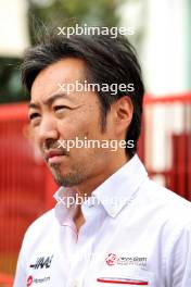 Ayao Komatsu (JPN) Haas F1 Team Principal. 13.09.2024. Formula 1 World Championship, Rd 17, Azerbaijan Grand Prix, Baku Street Circuit, Azerbaijan, Practice Day.