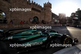 Fernando Alonso (ESP) Aston Martin F1 Team AMR24. 13.09.2024. Formula 1 World Championship, Rd 17, Azerbaijan Grand Prix, Baku Street Circuit, Azerbaijan, Practice Day.