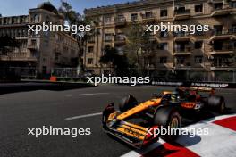 Oscar Piastri (AUS) McLaren MCL38. 13.09.2024. Formula 1 World Championship, Rd 17, Azerbaijan Grand Prix, Baku Street Circuit, Azerbaijan, Practice Day.