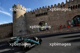 Lance Stroll (CDN) Aston Martin F1 Team AMR24. 13.09.2024. Formula 1 World Championship, Rd 17, Azerbaijan Grand Prix, Baku Street Circuit, Azerbaijan, Practice Day.