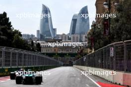 Fernando Alonso (ESP) Aston Martin F1 Team AMR24. 13.09.2024. Formula 1 World Championship, Rd 17, Azerbaijan Grand Prix, Baku Street Circuit, Azerbaijan, Practice Day.