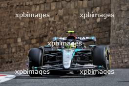 Lewis Hamilton (GBR) Mercedes AMG F1 W15. 13.09.2024. Formula 1 World Championship, Rd 17, Azerbaijan Grand Prix, Baku Street Circuit, Azerbaijan, Practice Day.