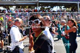 Naomi Campbell (GBR) on the grid. 15.09.2024. Formula 1 World Championship, Rd 17, Azerbaijan Grand Prix, Baku Street Circuit, Azerbaijan, Race Day.