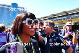 Naomi Campbell (GBR) on the grid. 15.09.2024. Formula 1 World Championship, Rd 17, Azerbaijan Grand Prix, Baku Street Circuit, Azerbaijan, Race Day.