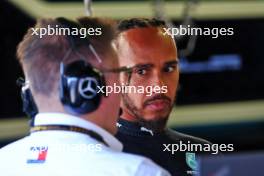 Lewis Hamilton (GBR) Mercedes AMG F1 on the grid. 15.09.2024. Formula 1 World Championship, Rd 17, Azerbaijan Grand Prix, Baku Street Circuit, Azerbaijan, Race Day.