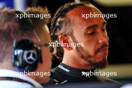 Lewis Hamilton (GBR) Mercedes AMG F1 on the grid. 15.09.2024. Formula 1 World Championship, Rd 17, Azerbaijan Grand Prix, Baku Street Circuit, Azerbaijan, Race Day.