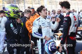 Lewis Hamilton (GBR), Mercedes AMG F1  Franco Colapinto (ARG), Williams  Oliver Bearman (GBR), Haas F1 Team F1 Team  15.09.2024. Formula 1 World Championship, Rd 17, Azerbaijan Grand Prix, Baku Street Circuit, Azerbaijan, Race Day.