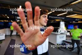 Franco Colapinto (ARG) Williams Racing celebrates his first F1 points finish with the team. 15.09.2024. Formula 1 World Championship, Rd 17, Azerbaijan Grand Prix, Baku Street Circuit, Azerbaijan, Race Day.