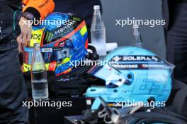 The helmet of race winner Oscar Piastri (AUS) McLaren in parc ferme. 15.09.2024. Formula 1 World Championship, Rd 17, Azerbaijan Grand Prix, Baku Street Circuit, Azerbaijan, Race Day.