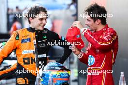 Oscar Piastri (AUS), McLaren Charles Leclerc (FRA), Scuderia Ferrari  15.09.2024. Formula 1 World Championship, Rd 17, Azerbaijan Grand Prix, Baku Street Circuit, Azerbaijan, Race Day.