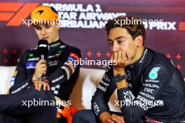 George Russell (GBR) Mercedes AMG F1 in the post race FIA Press Conference. 15.09.2024. Formula 1 World Championship, Rd 17, Azerbaijan Grand Prix, Baku Street Circuit, Azerbaijan, Race Day.