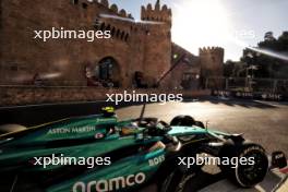 Fernando Alonso (ESP) Aston Martin F1 Team AMR24. 15.09.2024. Formula 1 World Championship, Rd 17, Azerbaijan Grand Prix, Baku Street Circuit, Azerbaijan, Race Day.