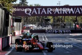 Carlos Sainz Jr (ESP) Ferrari SF-24. 15.09.2024. Formula 1 World Championship, Rd 17, Azerbaijan Grand Prix, Baku Street Circuit, Azerbaijan, Race Day.